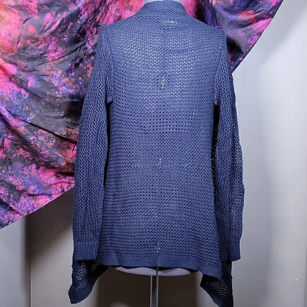 Eddie Bauer Crochet Open Cardigan Sz S
